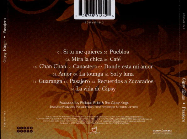 Gipsy Kings - Pasajero (CD, Album) - Image 2