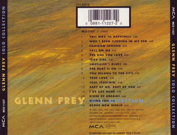 Glenn Frey - Solo Collection (CD, Comp) - Image 2