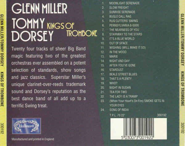 Glenn Miller, Tommy Dorsey - Kings Of Trombone (CD) - Image 2