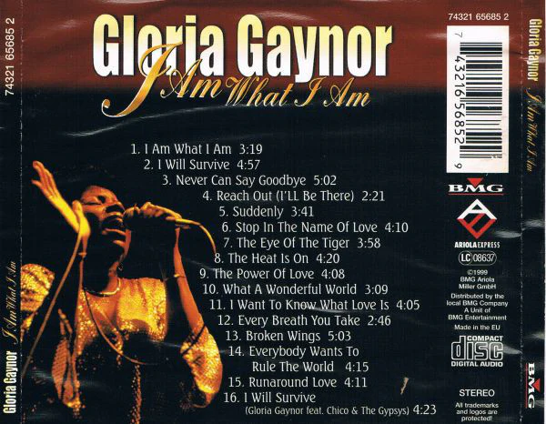 Gloria Gaynor - I Am What I Am (CD, Comp) - Image 2