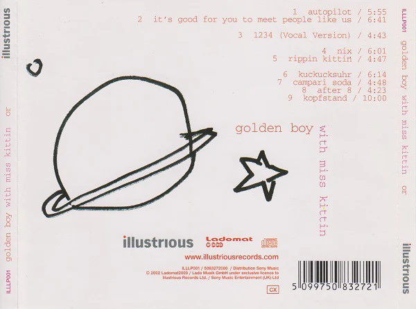 Golden Boy With Miss Kittin - Or (CD, Album, Jew) - Image 2