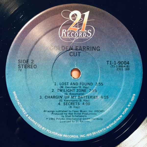 Golden Earring - Cut (LP, Album, 72 ) - Image 4