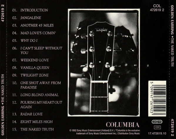 Golden Earring - The Naked Truth (CD, Album) - Image 3