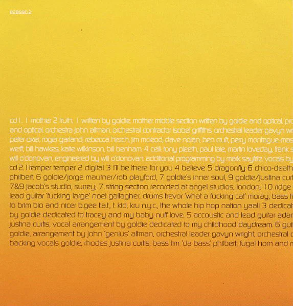 Goldie - Saturnz Return (2xCD, Album) - Image 5