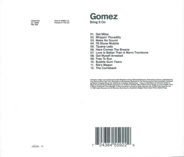 Gomez - Bring It On (CD, Album) - Image 2