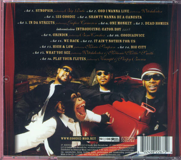 Goodie Mob - One Monkey Don't Stop No Show (CD, Album) - Image 3