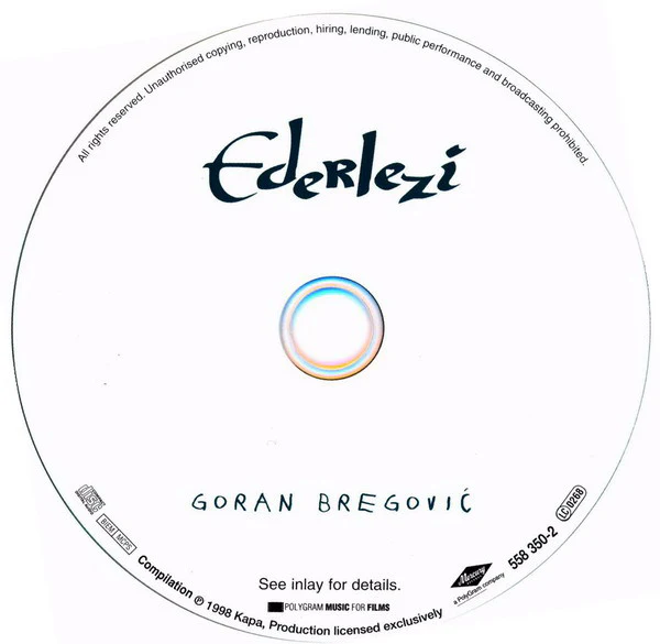 Goran Bregović - Ederlezi (CD, Comp) - Image 3