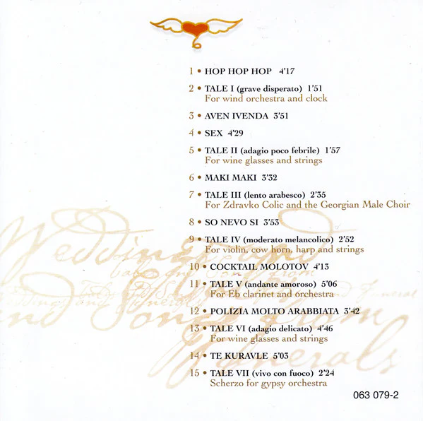 Goran Bregovic* - Tales And Songs From Weddings And Funerals (CD, Album) - Image 2