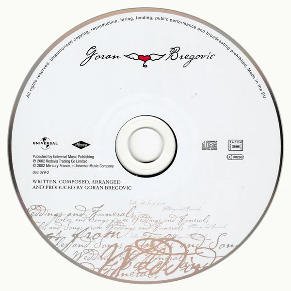 Goran Bregovic* - Tales And Songs From Weddings And Funerals (CD, Album) - Image 3