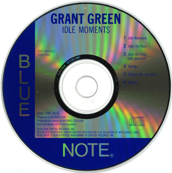 Grant Green - Idle Moments (CD, Album, RE) - Image 3