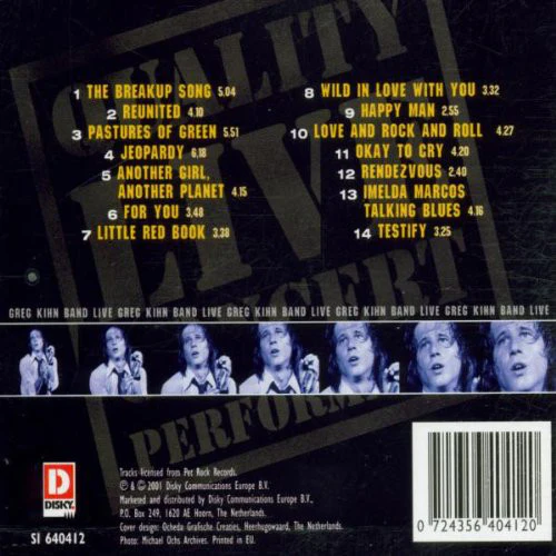 Greg Kihn Band - Jeopardy - Live (CD, Album) - Image 2