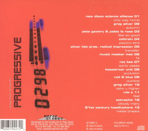 Greg Silver - Progressive (CD, Comp, Mixed) - Image 2