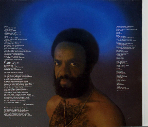 Grover Washington, Jr. - Feels So Good (CD, Album, RE, Dig) - Image 4