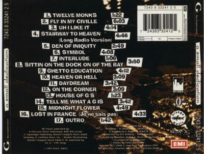 G's Incorporated - A Small Dedication (CD, Album) - Image 2