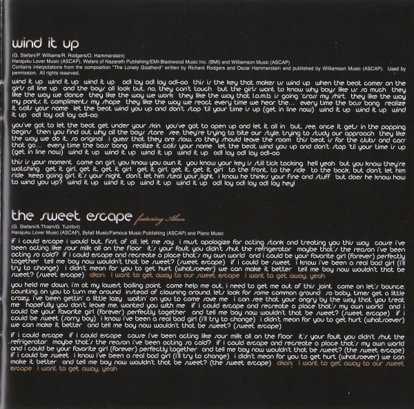 Gwen Stefani - The Sweet Escape (CD, Album, Sup) - Image 5