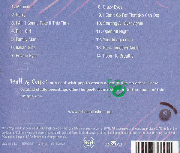 Hall & Oates* - Artist Collection (CD, Comp) - Image 2