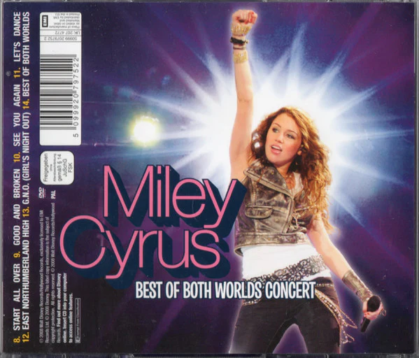 Hannah Montana / Miley Cyrus - Best Of Both Worlds Concert (CD, Album + DVD-V, PAL) - Image 2