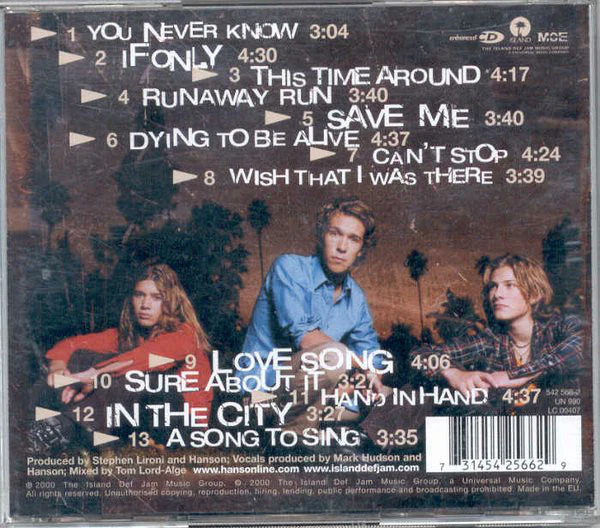 Hanson - This Time Around (CD, Album, Enh) - Image 3