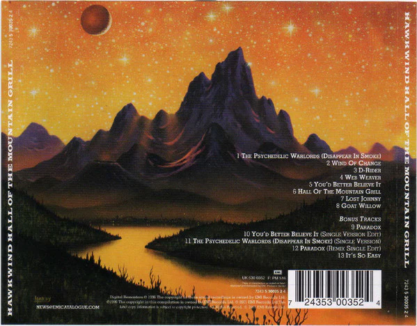 Hawkwind - Hall Of The Mountain Grill (CD, Album, RE, RM) - Image 2