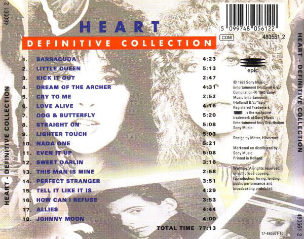 Heart - Definitive Collection (CD, Comp) - Image 2