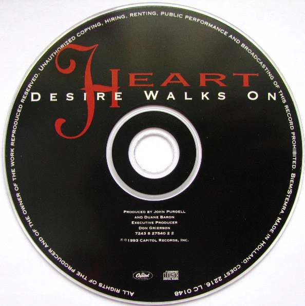 Heart - Desire Walks On (CD, Album) - Image 3