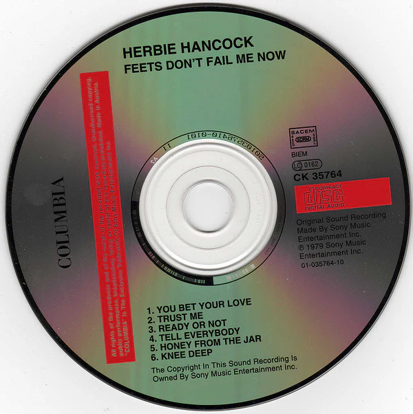 Herbie Hancock - Feets Don't Fail Me Now (CD, Album, RP) - Image 3