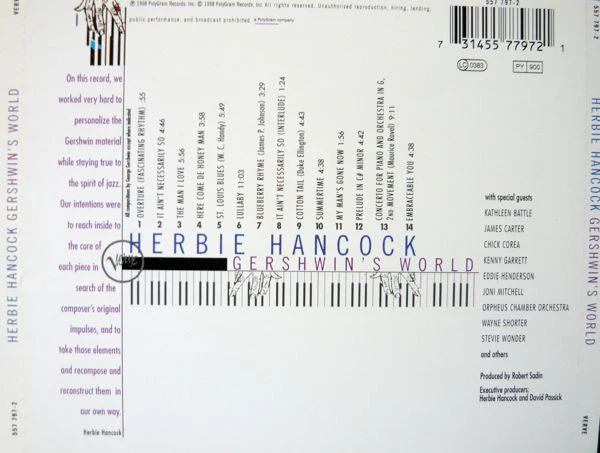 Herbie Hancock - Gershwin's World (CD, Album) - Image 3