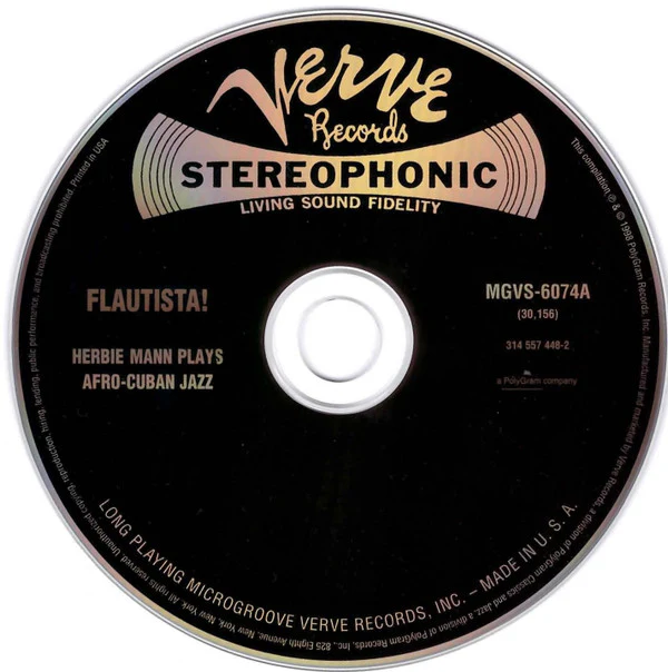 Herbie Mann - Flautista! Herbie Mann Plays Afro-Cuban Jazz (CD, Album, Comp, RE, RM) - Image 3