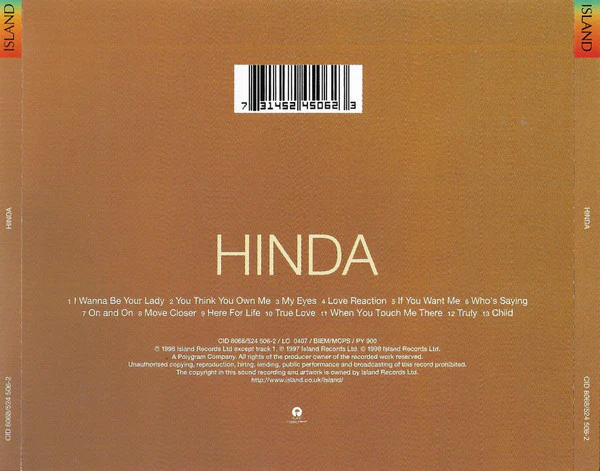 Hinda* - Hinda (CD, Album) - Image 2