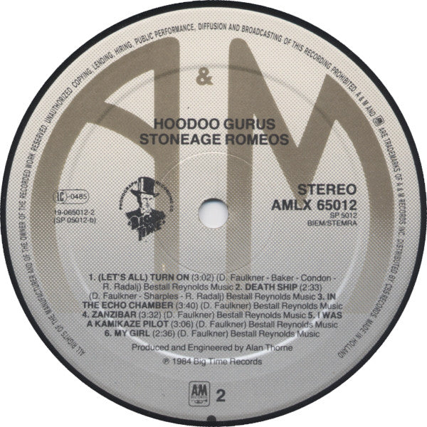 Hoodoo Gurus - Stoneage Romeos (LP, Album) - Image 5