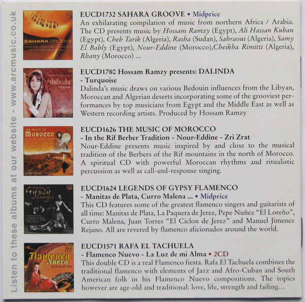 Hossam Ramzy & Rafa El Tachuela - Flamenco Arabe (CD, Album) - Image 2