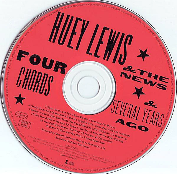 Huey Lewis & The News - Four Chords & Several Years Ago (CD, Album) - Image 3