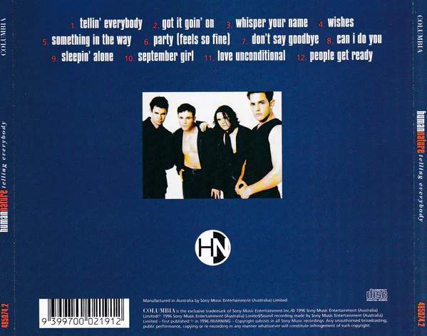 Human Nature - Telling Everybody (CD, Album) - Image 2