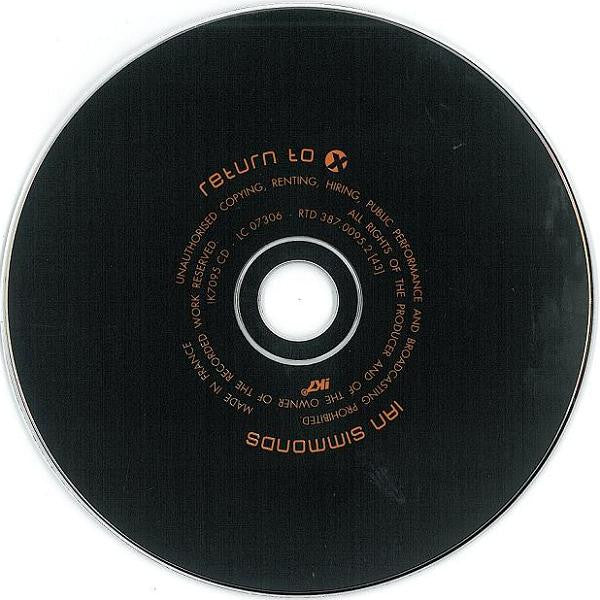 Ian Simmonds - Return To X (CD, Album) - Image 3