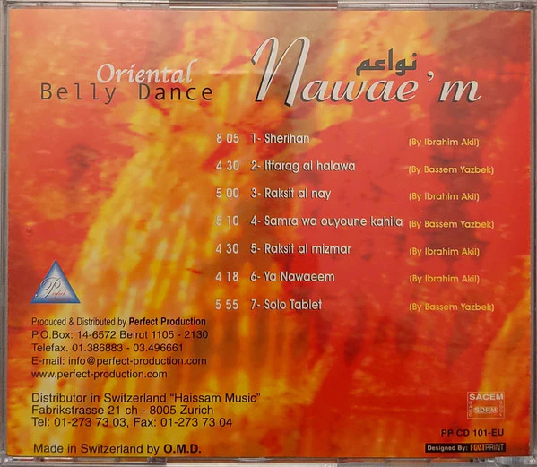 Ibrahim Akil*, Bassem Yazbek* - Nawae'm (CD, Album) - Image 2