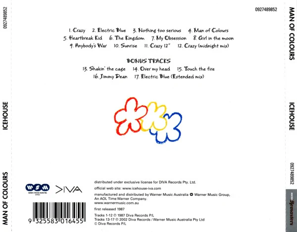 Icehouse - Man Of Colours (CD, Album, RE, RM) - Image 2