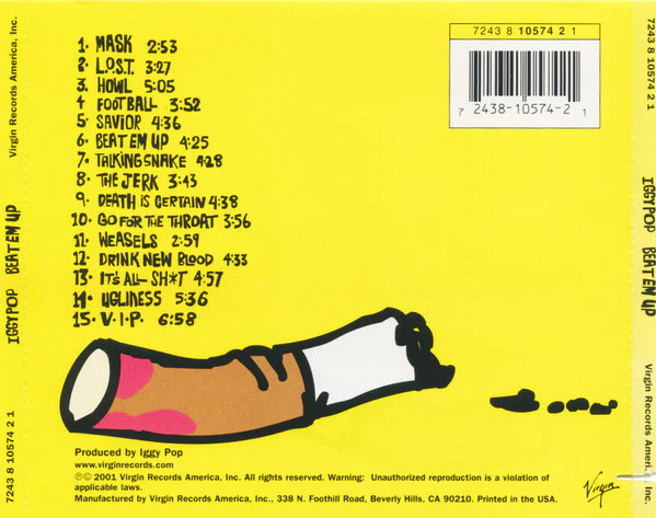 Iggy Pop - Beat Em Up (CD, Album) - Image 2