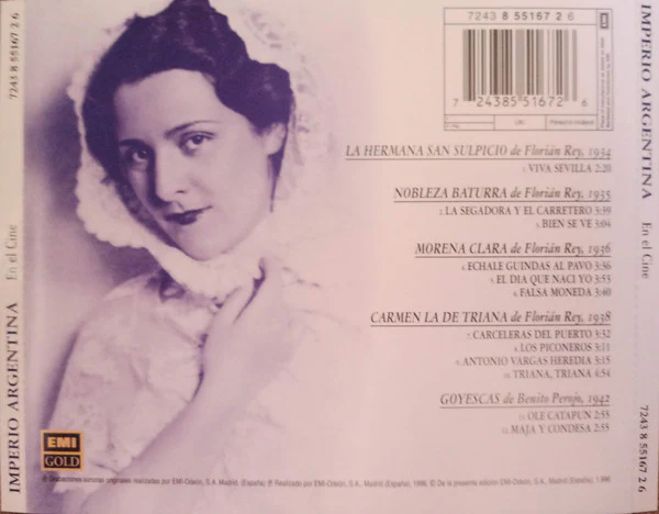 Imperio Argentina - En El Cine (CD, Comp) - Image 3