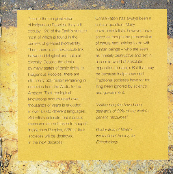 Indigo (8) - (One:) Tribal Chants & Rhythms (CD, Album) - Image 5