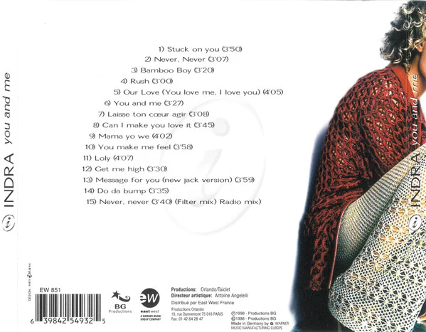 Indra - You And Me (CD, Album) - Image 3