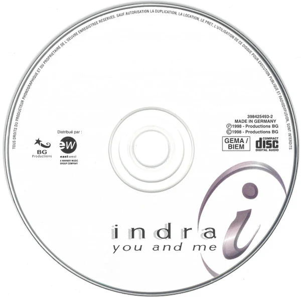 Indra - You And Me (CD, Album) - Image 4