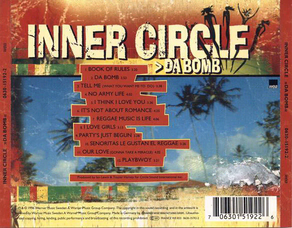 Inner Circle - Da Bomb (CD, Album) - Image 2