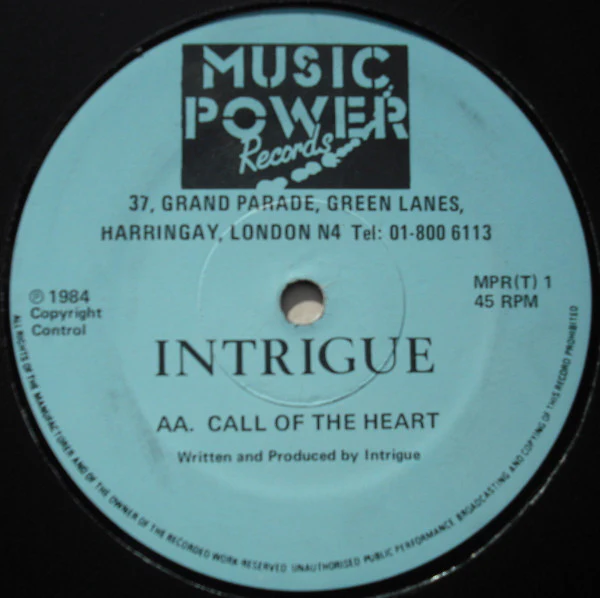 Intrigue (3) - No Turning Back / Call Of The Heart (12", Tur) - Image 2