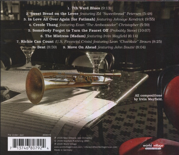 Irvin Mayfield and New Orleans Jazz Orchestra* - Book One (CD, Album) - Image 3