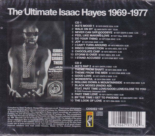 Isaac Hayes - The Man! The Ultimate Isaac Hayes (1969-1977) (2xCD, Comp) - Image 2