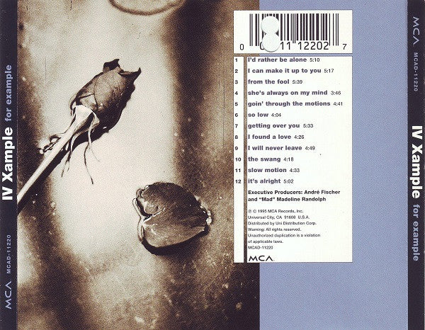 IV Xample - For Example (CD, Album) - Image 2