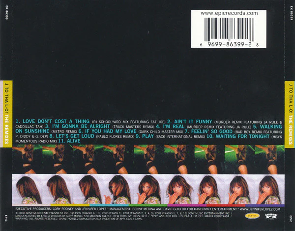 J.Lo* - J To Tha L-O! (The Remixes) (CD, Comp) - Image 2