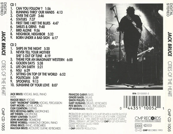 Jack Bruce - Cities Of The Heart (2xCD, Album) - Image 2