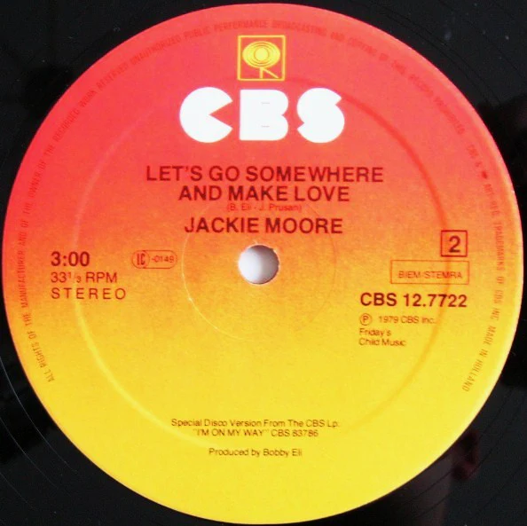 Jackie Moore - This Time Baby  / Let's Go Somewhere And Make Love (12", Maxi) - Image 4