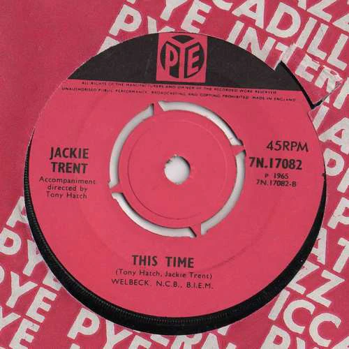 Jackie Trent - Love Is Me, Love Is You (7", Single) - Image 2